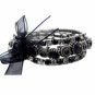 Jet Austrian Crystal Stacked Bracelets Women's jewelry