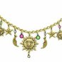 Vintage Charm Bracelet | Sun Charm Bracelet | Celestial Jewelry Women's Jewelry