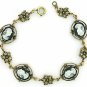 Cameo Bracelet - Antique Style Jet Cameo Women's Jewelry
