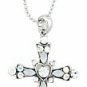 Cross Necklace - Austrian Crystal AB Women's Men's Jewelry