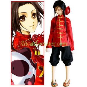 Hetalia Axis Powers China Wang Yao Cosplay Costume