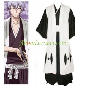 Bleach 3rd Division Captain Ichimaru Gin Halloween Cosplay Costume