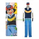 Pokémon Ash Ketchum Royal Blue And Yellow Cosplay Costume
