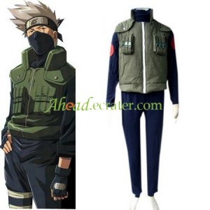 Naruto Kakashi Sensei Halloween Cosplay Costume