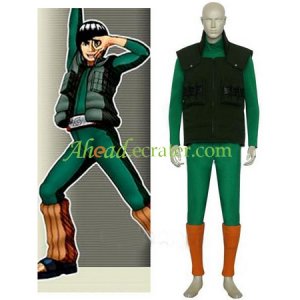 Naruto Maito Gai Halloween Cosplay Costume