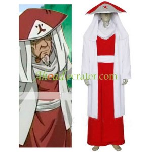 Naruto Sarutobi 3rd Hokage Halloween Cosplay Costume