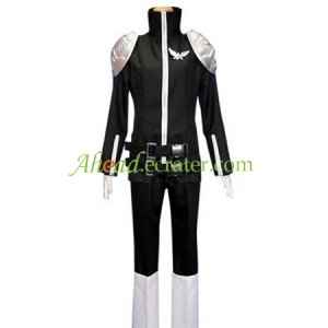 Kateky&Aring;� Hitman Reborn! Black Byakuran Cosplay Costume