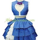 The King of Fighters Athena Asamiya Blue And White Cosplay Costume