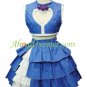 The King of Fighters Athena Asamiya Blue And White Cosplay Costume