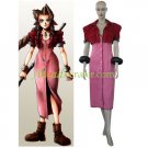 Kingdom Hearts Final Fantasy VII Aerith Halloween Cosplay Costume
