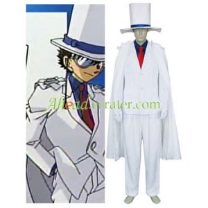 Meitantei Conan Kaito Kid Halloween Cosplay Costume
