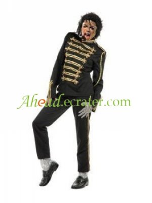 Michael Jackson Military Prince Black Cosplay Costume