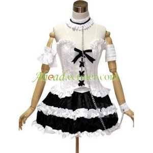 Neon Genesis Evangelion Ayanami GothLoli Cosplay Costume