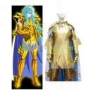 Saint Seiya Pisces Aphrodite Gold Cloths Cosplay Costum