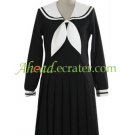 Black Long Sleeves Dress School Uniform