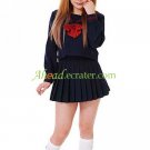 Long Sleeves Cravat Cosplay School Uniform