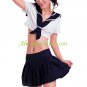 Sailor Short Sleeves School Uniform Cosplay Costume