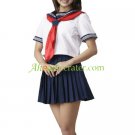 Short Sleeves Sailor School Uniform 2