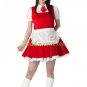 White Blouse And Red School Uniform Dress Cosplay Costume