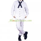 White School Uniform Shirt Cosplay Costume
