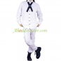White School Uniform Shirt Cosplay Costume