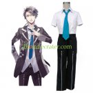Short Sleeves Blue Tie Starry☆Sky Seigatsu Academy Male Summer Uniform Cosplay Costume