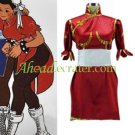 Street Fighter Chun-Li Red Cosplay Costume
