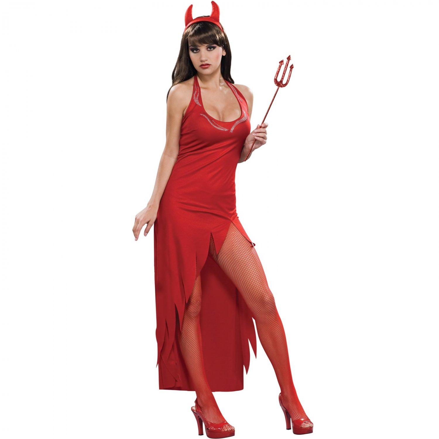 Rhinestone Devil Adult Costume.