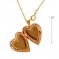 PRINCESS PRIDE MOM Engraved Locket/Pendant 20in Chain Gold Plated