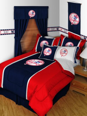New York Yankees MVP Bedding Comforter and Sheet Set - Twin