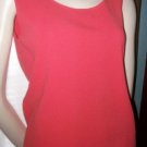 NWOT CHICO'S DESIGN Orange Sleeveless Knit Sweater Sz 0