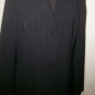 KASPER & CO. Lined Black Pinstripe Seasonal Blazer Sz10