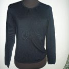ANN TAYLOR Black Silk Blend Sweater Sz S