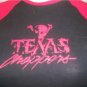 NWOT BELLA TEXAS CHOMPERS Blk/Red T-Shirt Sz M