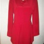 ANN TAYLOR Lined Red 100% Sik Dress Sz 6