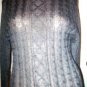 BICE/SAG HARBOR Gray Cable Turtleneck Sweater Sz M