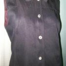 CALLAWAY Lined Black Microfiber Vest Sz M