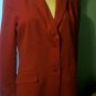 TALBOTS Lined Red Wool Stretch Blazer Sz 6