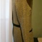 PLATINUM Lined Blk/Wht Textured Pants Suit Sz M