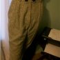 PLATINUM Lined Blk/Wht Textured Pants Suit Sz M