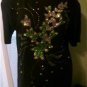 NWOT MACHE Black Sequin TShirt Sz S
