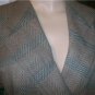 LAUREL Lined Blk/Brown Textured Wool Blazer Sz 34(S/M)
