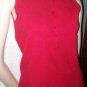 ANN TAYLOR LOFT Red Sleeveless Sweater Sz M