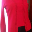 GRACE ELEMENTS Petites Dark Rose Sweater Twinset Sz P/S