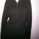 LAUREN RALPH LAUREN Black Heavy Knit Sweater Sz S