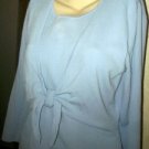TALBOTS Faux Blue Sweater Twinset Sz M