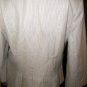 ANN TAYLOR LOFT Lined Beige Pinstripe Blazer Sz 10
