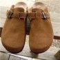 NWOT BJORNDAL Brown Suede Leather Slide Shoes Sz 10B