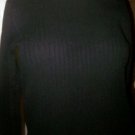 TALBOTS Petites Black Cotton Sweater Sz P
