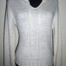 WHITE HOUSE/ BLACK MARKET Ivory Sweater Hoodie Sz  M